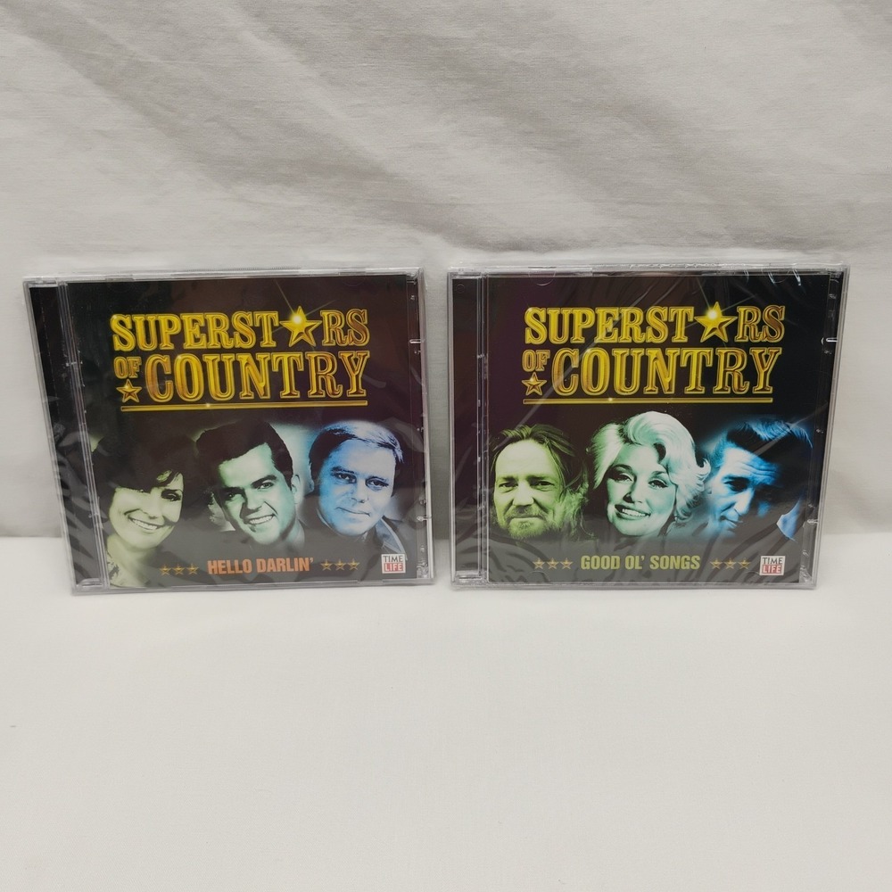 Time Life Superstars Of Country Hello Darlin & Good Ol Songs 2 Cds NEW
